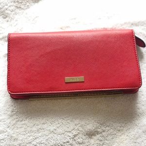 ALDO RED ORGANIZER WALLET